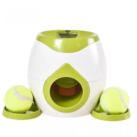 Dog Food Reward Machine Pet Training Intelligent Automatic Food Leaker with Two Balls(Green) - Leakage Toy by PMC Jewellery | Online Shopping South Africa | PMC Jewellery | Buy Now Pay Later Mobicred