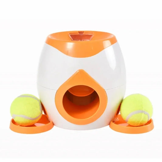 Dog Food Reward Machine Pet Training Intelligent Automatic Food Leaker with Two Balls(Orange) - Leakage Toy by PMC Jewellery | Online Shopping South Africa | PMC Jewellery | Buy Now Pay Later Mobicred