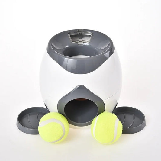 Dog Food Reward Machine Pet Training Intelligent Automatic Food Leaker with Two Balls(Dark Gray) - Leakage Toy by PMC Jewellery | Online Shopping South Africa | PMC Jewellery | Buy Now Pay Later Mobicred