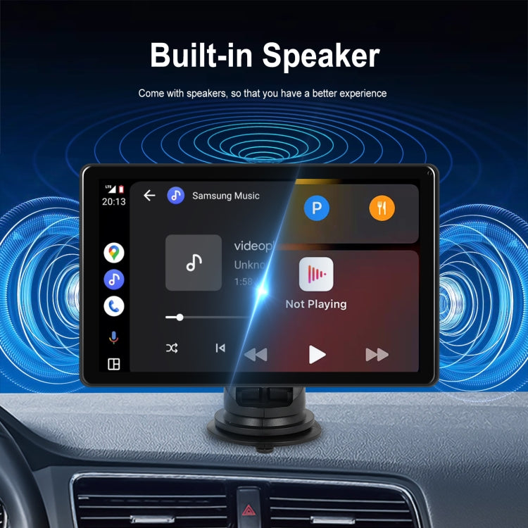 8-inch Car Full Touch Screen Player Supports Horizontal and Vertical CarPlay / Android Auto, Spec: With Camera - Car MP3 & MP4 & MP5 by PMC Jewellery | Online Shopping South Africa | PMC Jewellery | Buy Now Pay Later Mobicred