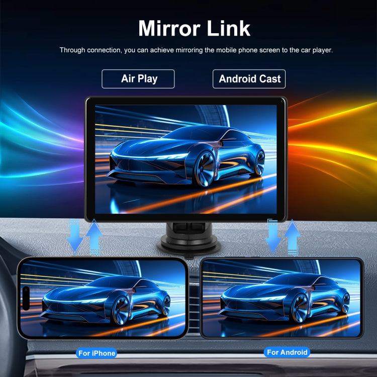 8-inch Car Full Touch Screen Player Supports Horizontal and Vertical CarPlay / Android Auto, Spec: With Camera - Car MP3 & MP4 & MP5 by PMC Jewellery | Online Shopping South Africa | PMC Jewellery | Buy Now Pay Later Mobicred