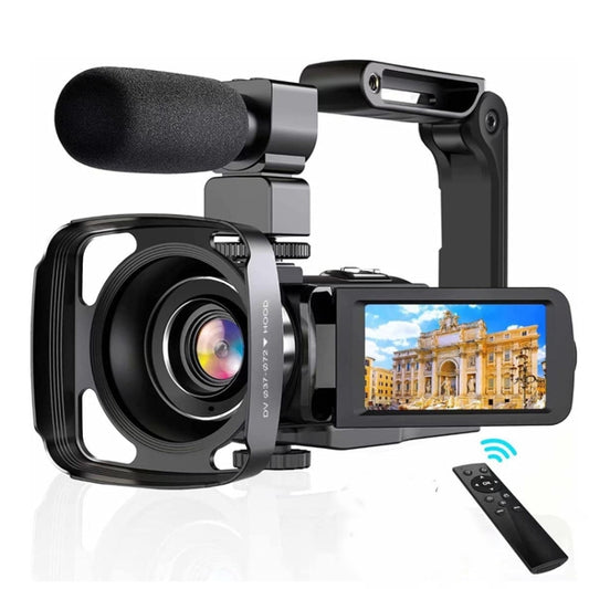 4K  Digital Video Camera 3 Inch IPS Touch Screen 56MP 18X Digital Zoom WiFi Camcorder, Spec: Set 3 - Video Cameras by PMC Jewellery | Online Shopping South Africa | PMC Jewellery | Buy Now Pay Later Mobicred