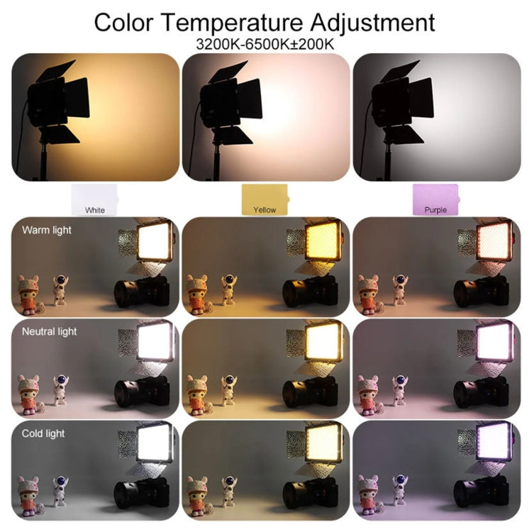 WS-300II Video Fill Light Dual Color Temperature LED Beauty Shooting Light, Spec: Single Lamp+US Plug Adapter -  by PMC TechLife | Online Shopping South Africa | PMC TechLife | Buy Now Pay Later Mobicred