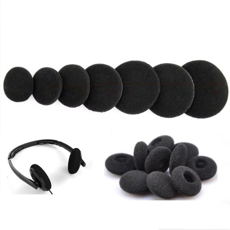 10pcs Sponge Ear Pads For Headphones Replacement Cushions 45mm - Earmuff & Pad by PMC Jewellery | Online Shopping South Africa | PMC Jewellery | Buy Now Pay Later Mobicred