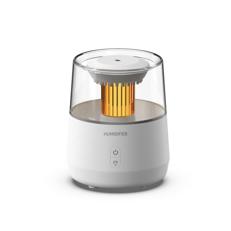 Raindrop Candlelight Aromatherapy Diffuser Air Humidifier with Colorful Lights EU Plug White - free shipping - PMC TechLife - Order now!