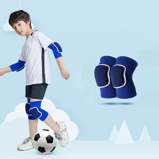 Sponge Children Football Protective Gear Outdoor Sports Equipment, Color: Blue Knee Pads(S) - Sports Safety by PMC Jewellery | Online Shopping South Africa | PMC Jewellery | Buy Now Pay Later Mobicred