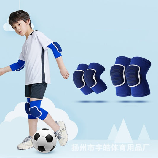 Sponge Children Football Protective Gear Outdoor Sports Equipment, Color: Blue 4 In 1(L) - Sports Safety by PMC Jewellery | Online Shopping South Africa | PMC Jewellery | Buy Now Pay Later Mobicred