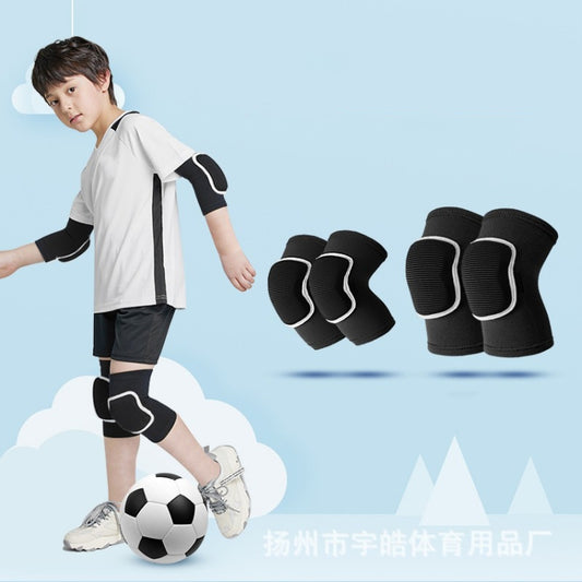 Sponge Children Football Protective Gear Outdoor Sports Equipment, Color: Black 4 In 1(M) - Sports Safety by PMC Jewellery | Online Shopping South Africa | PMC Jewellery | Buy Now Pay Later Mobicred