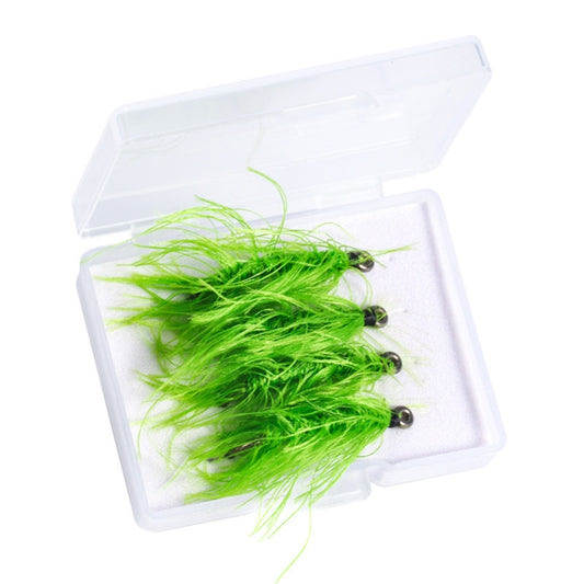 4pcs /Box Hooks Imitation Aquatic Grass Fishing Hooks Grass Hooks(4#) - Fishing Hooks by PMC Jewellery | Online Shopping South Africa | PMC Jewellery | Buy Now Pay Later Mobicred