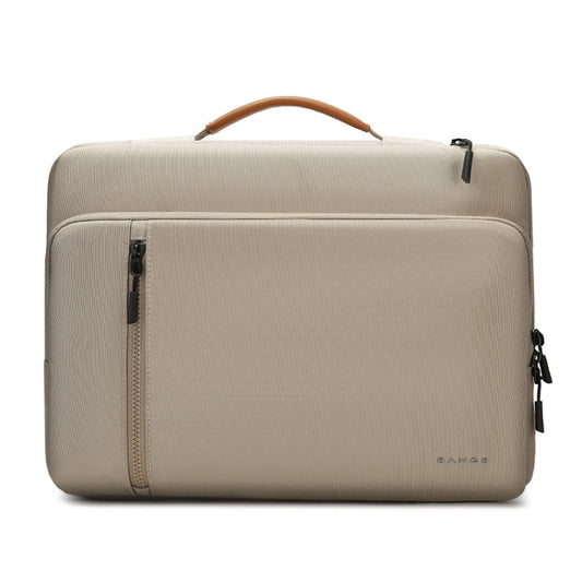 BANGE BG-6802 Laptop Bag Notebook Protective Case, Color: Khaki Small - 14.1 inch by BANGE | Online Shopping South Africa | PMC Jewellery | Buy Now Pay Later Mobicred