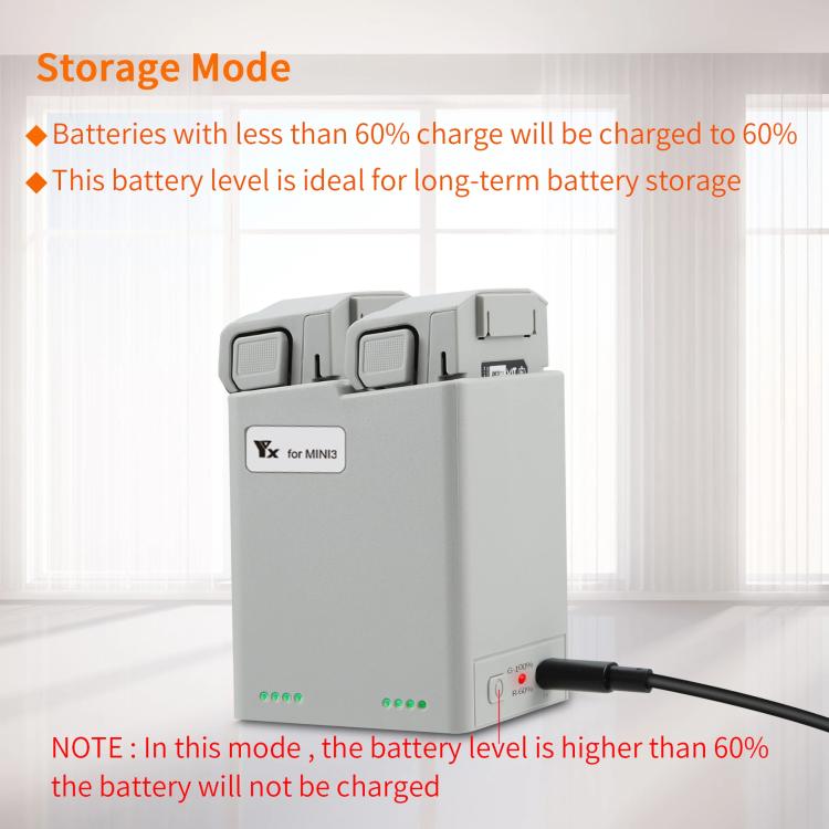For DJI Mini 4 Pro / Mini 3 Pro / Mini 3 YX  Dual-Way Charger Battery Manager With 35W EU Plug - free shipping - PMC TechLife - Order now!