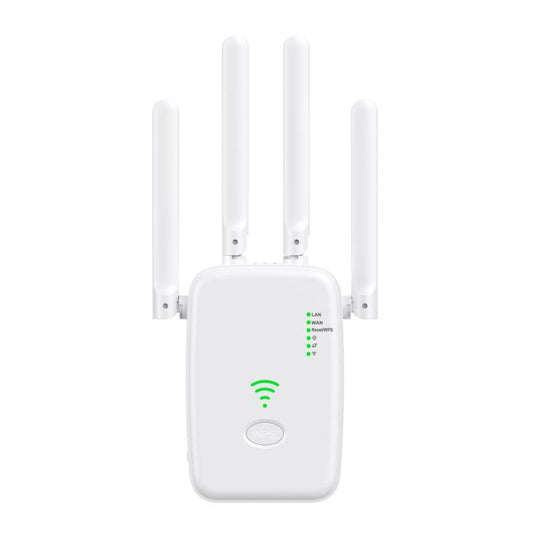 Urant U11 300Mbps 2.4G Wireless Repeater WiFi Signal Amplifier Support WPS Quick Setting EU Plug White - Broadband Amplifiers by Urant | Online Shopping South Africa | PMC Jewellery | Buy Now Pay Later Mobicred