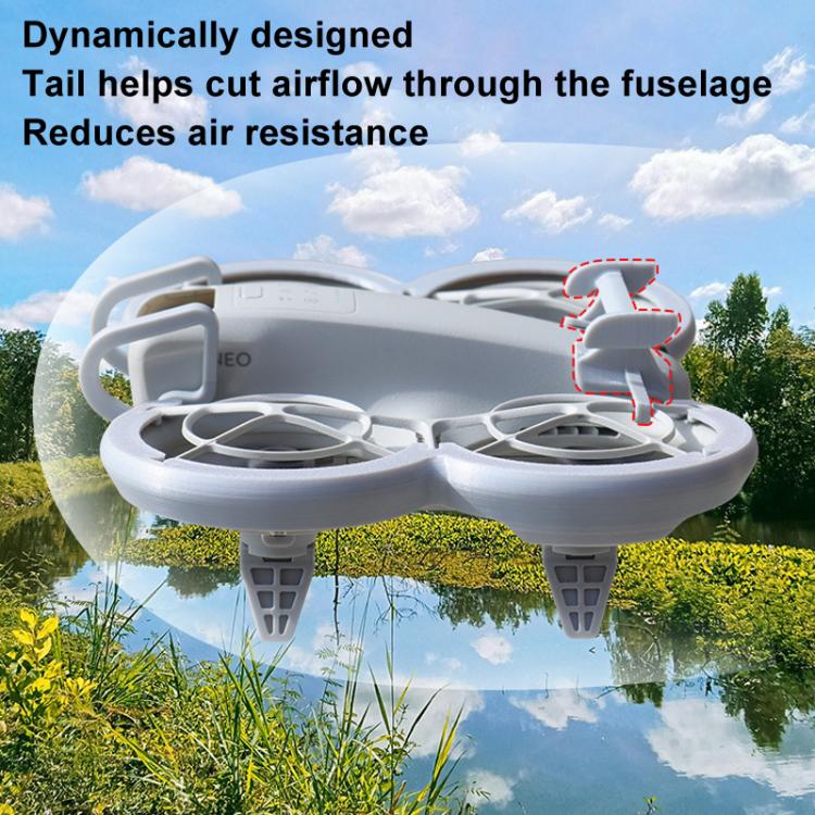 For DJI Neo CQT Flight Tail Reduce Drag Airflow Tail Fixed Bracket(Gray) - free shipping - PMC TechLife - Order now!