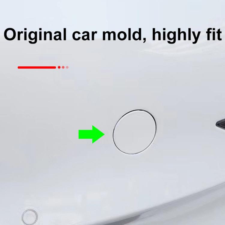 For Tesla Model 3 Front Trailer Hook Protective Cover Replacement Parts Front Towing Hole Cover(Black) - Towing Bars by PMC TechLife | Online Shopping South Africa | PMC TechLife | Buy Now Pay Later Mobicred