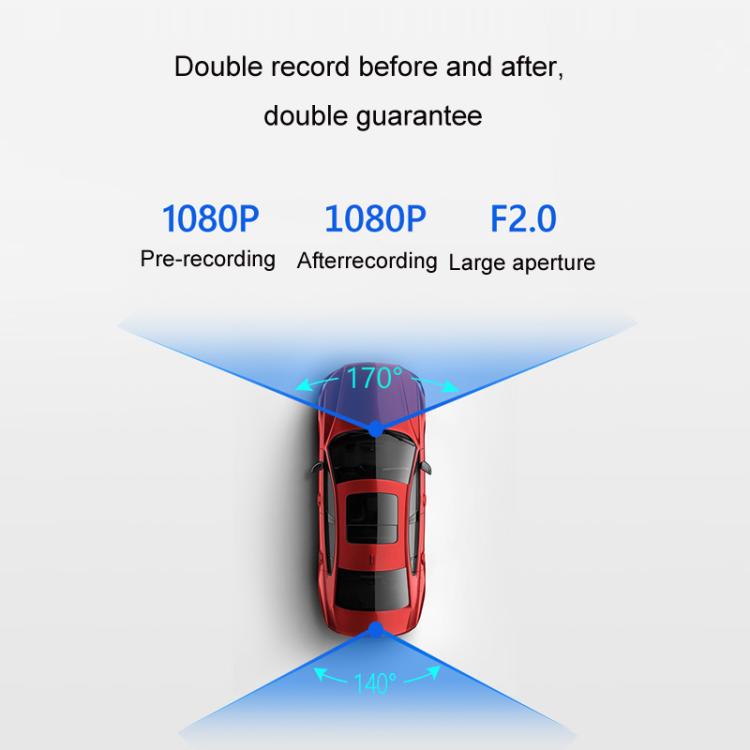 International Version AI Operation 4G Night Vision Remote Monitoring Driving Recorder(Front + Inside) - Car DVRs by PMc TechLife | Online Shopping South Africa | PMc TechLife | Buy Now Pay Later Mobicred