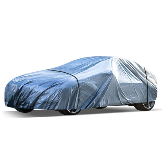 Car PE Film Waterproof And Dustproof Four Seasons Universal Coat Cover, Size: S(Silver Gray) - PE Material by PMC Jewellery | Online Shopping South Africa | PMC Jewellery | Buy Now Pay Later Mobicred