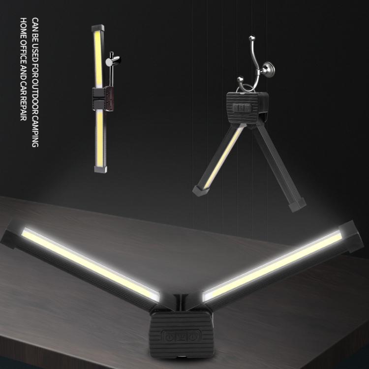 Double-Sided COB 90-Degree Folding Work Light Magnet With Hook Maintenance Light(FT32) - Other Tools by PMC TechLife | Online Shopping South Africa | PMC TechLife | Buy Now Pay Later Mobicred