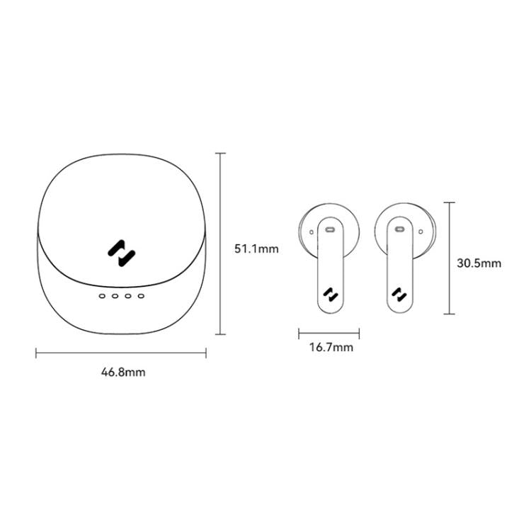 Havit E9 Semi-In-Ear ENC Noise Reduction Wireless Bluetooth Earphones, Color: Pink-Flagship Edition - free shipping - PMC TechLife - Order now!