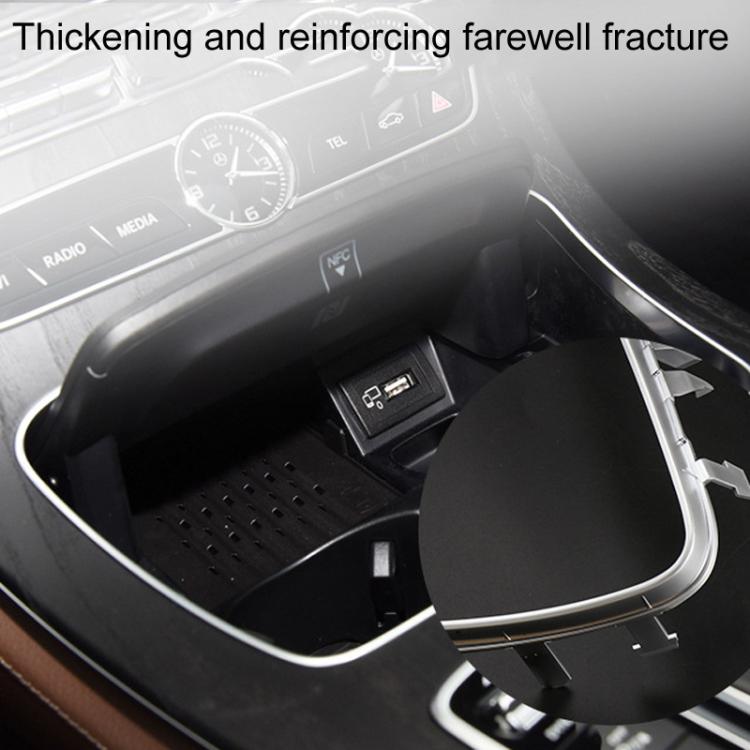 For Mercedes-Benz E-Class W213 Car Cup Holder Ashtray Cover Decorative Strips 2136830500(Silver) - Car Drink Holders by PMc TechLife | Online Shopping South Africa | PMc TechLife | Buy Now Pay Later Mobicred