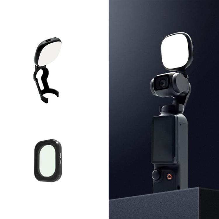 For DJI Osmo Pocket 3 JSR Fixed Frame Head Fill Light, Spec: With Soft Focus Lens - free shipping - PMC TechLife - Order now!