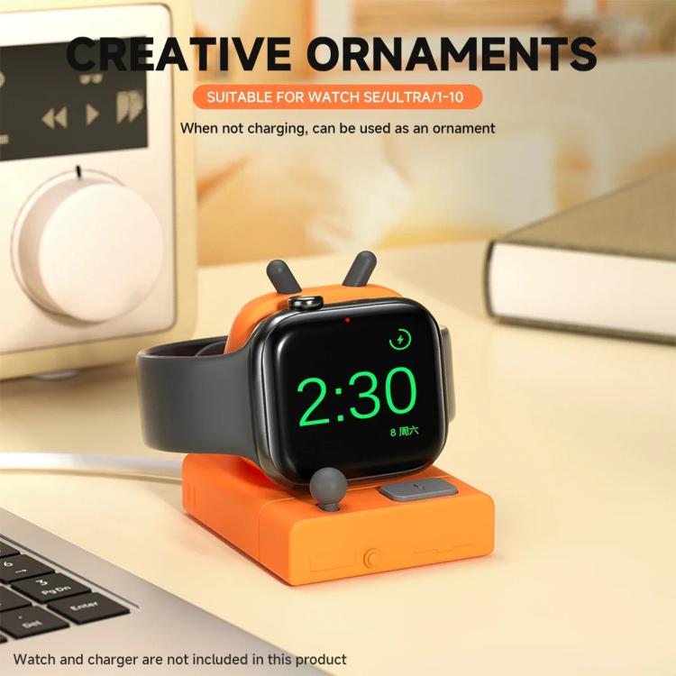 For Apple Watch Desktop Stand Silicone Base, Without Charger(Light Gray) - free shipping - PMC TechLife - Order now!