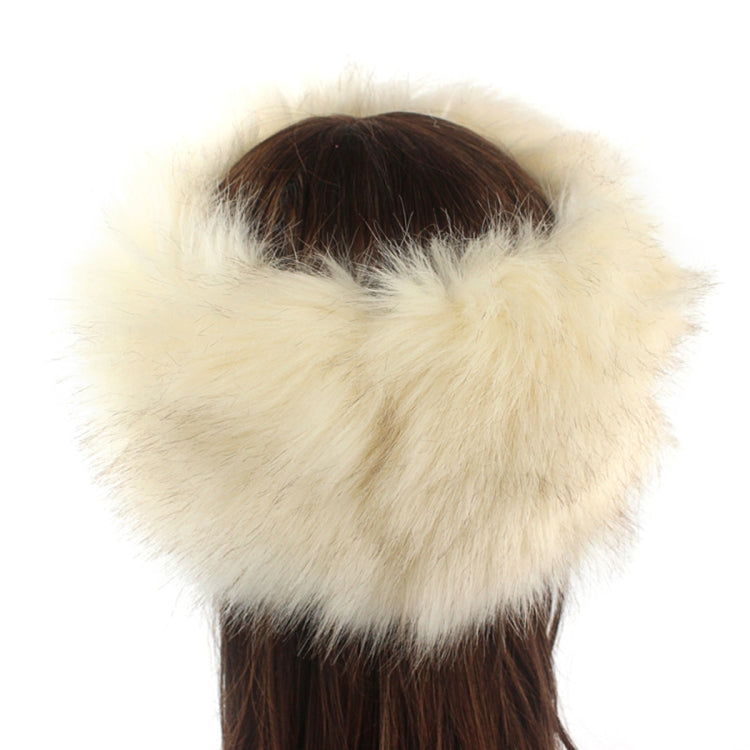 Unisex Winter Imitation Fox Fur Headband Bomber Hat, Size:L（58-60cm）(Black) - Bomber Hats by PMC Jewellery | Online Shopping South Africa | PMC Jewellery