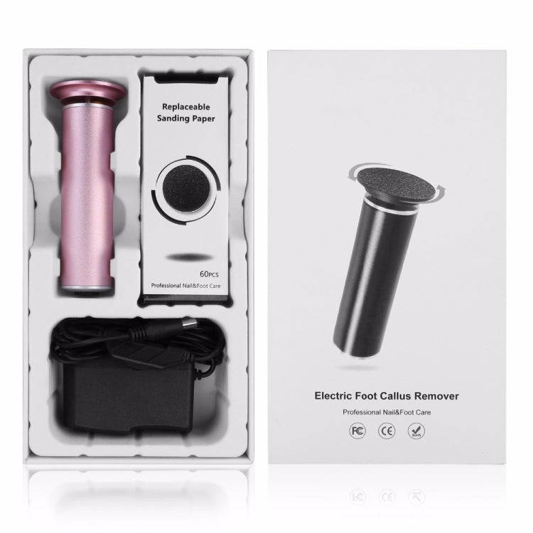 Electric Foot File Speed Adjustable Sandpaper Discs Callus Remover Pedicure Fast Remove Feet Hard Cracked Dry Dead Skin Tool, Plug Type:US plug(Pink) - Grinding Tools & Accessories by PMC Jewellery | Online Shopping South Africa | PMC Jewellery | Buy Now Pay Later Mobicred