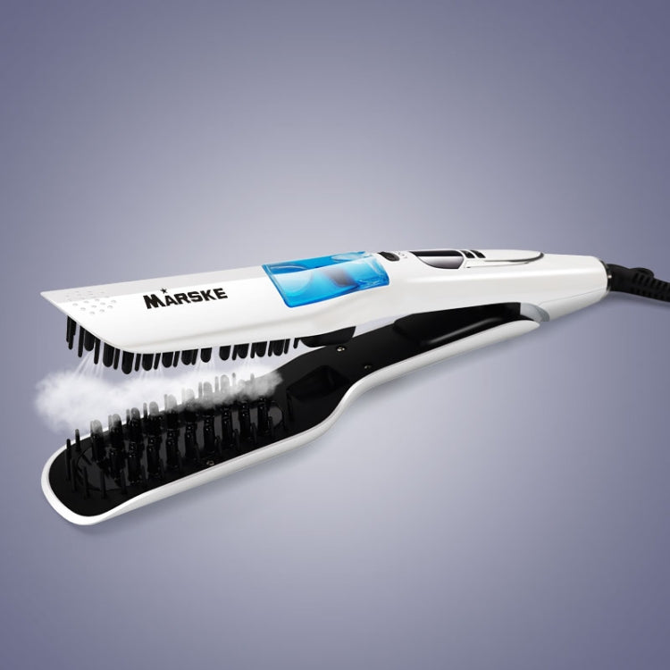 Professional Steam Hair Straightener Comb Brush Digital Control Ceramic Hair Iron Electric Hair Straightening Brush Styling Tool - Combs by PMC Jewellery | Online Shopping South Africa | PMC Jewellery