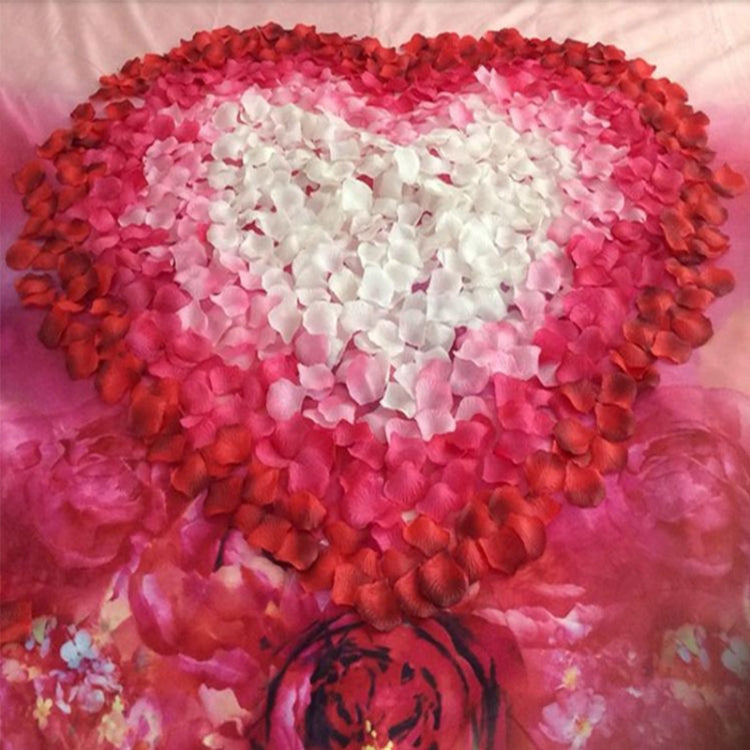 1000pcs / 10 Pack Artificial Wedding Rose Petals Flowers Wedding Decorations(Orange) - Decorative Flowers & Wreaths by PMC TechLife | Online Shopping South Africa | PMC TechLife