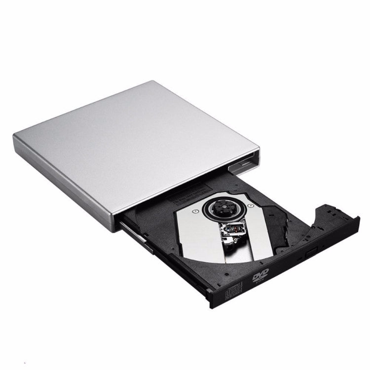 USB 2.0 Portable Ultra Slim External Slot-in DVD-RW CD-RW CD DVD ROM Player Drive for PC - Rewritable Drive by PMC Jewellery | Online Shopping South Africa | PMC Jewellery