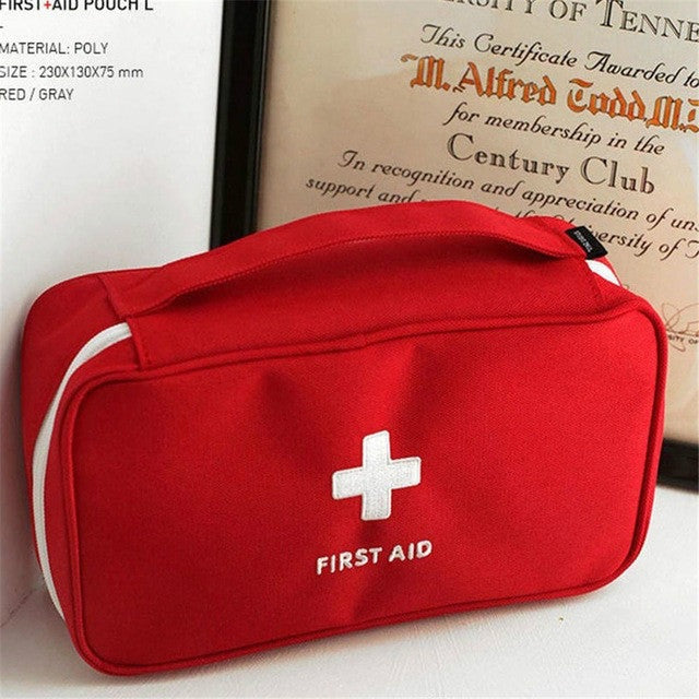 Travel First Aid Kit Bag Home Emergency Survival Rescue Box(Red) - Pill Boxes by PMC Jewellery | Online Shopping South Africa | PMC Jewellery