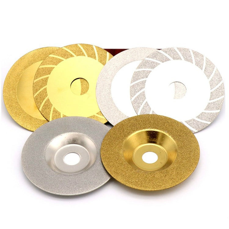 100mm Electroplated Diamond Grinding Slice Glass Grinding Disc 4 Inch Diamond Cutting Piece Alloy Sand Circular Saw Blade(Picture Three) - Abrasive Tools & Accessories by PMC Jewellery | Online Shopping South Africa | PMC Jewellery