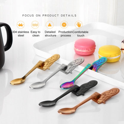 Creative Coffee Spoon Mermaid Shape Handle Spoons Flatware Drinking Tools, Color:True Color - Coffee Tools by PMC Jewellery | Online Shopping South Africa | PMC Jewellery