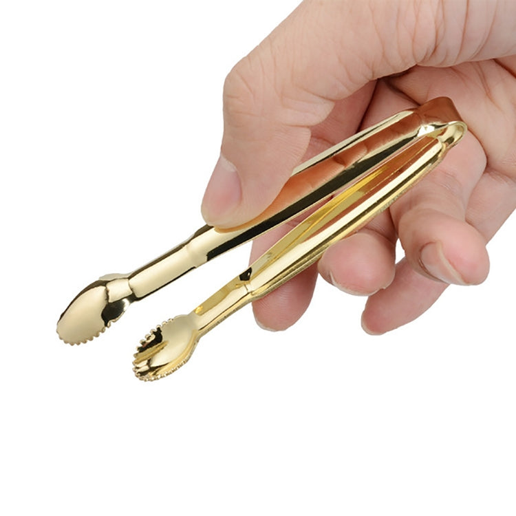 Stainless Steel Coffee Sugar Clip Kitchen Bar Clip(Gold) - Food Clips & Clips by PMC TechLife | Online Shopping South Africa | PMC TechLife