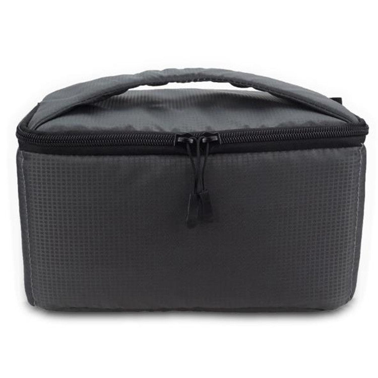 Water-resistant DSLR Padded insert Case Waterproof Zipper Removable Partition Camera Bags(Dark Grey) - free shipping - PMC TechLife - Order now!