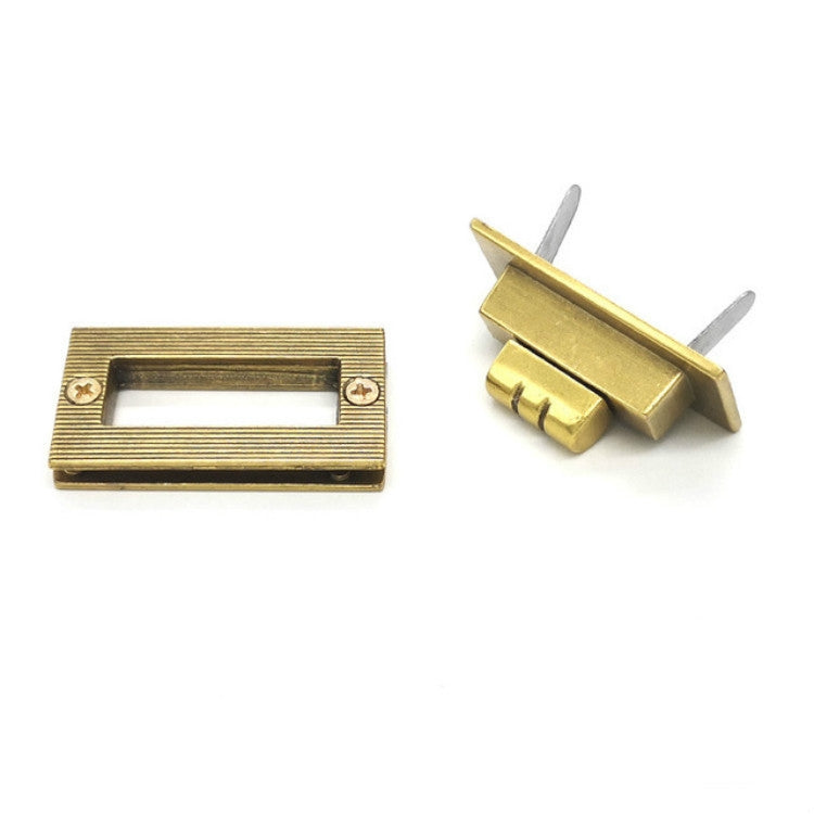 Handbag Hardware Accessories Gilt Metal Lock - Accessories by PMC Jewellery | Online Shopping South Africa | PMC Jewellery