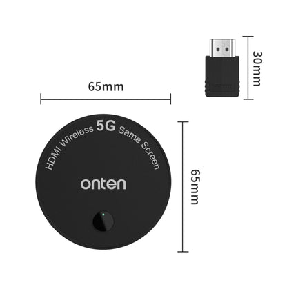 Onten 7576 Dual Frequency 1080P HD Wireless Homescreen - Wireless Display Dongle by Onten | Online Shopping South Africa | PMC Jewellery | Buy Now Pay Later Mobicred