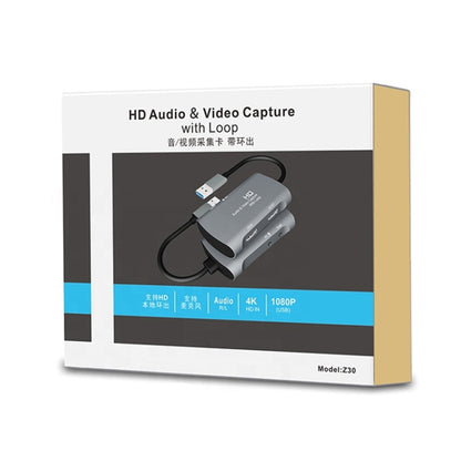 Z30 HDMI Female + Mic to HDMI Female + Audio + USB 2.0 Video Capture Box - Video Capture Solutions by PMC Jewellery | Online Shopping South Africa | PMC Jewellery | Buy Now Pay Later Mobicred