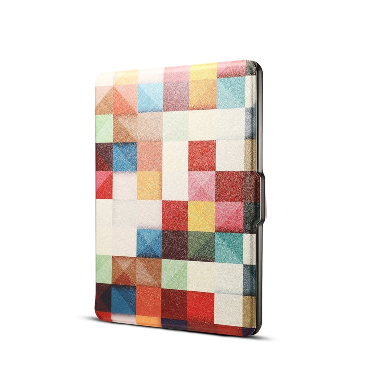 Colors Magic Cube Print Horizontal Flip PU Leather Protective Case for Amazon Kindle Paperwhite 1 & 2 & 3 with Sleep / Wake-up - Amazon by PMC TechLife | Online Shopping South Africa | PMC TechLife