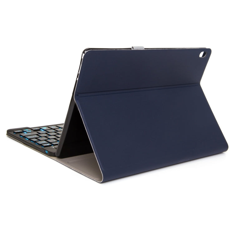 DY-E10 2 in 1 Removable Bluetooth Keyboard + Protective Leather Tablet Case with Holder for Lenovo Tab E10(Blue) - Lenovo Keyboard by PMC Jewellery | Online Shopping South Africa | PMC Jewellery