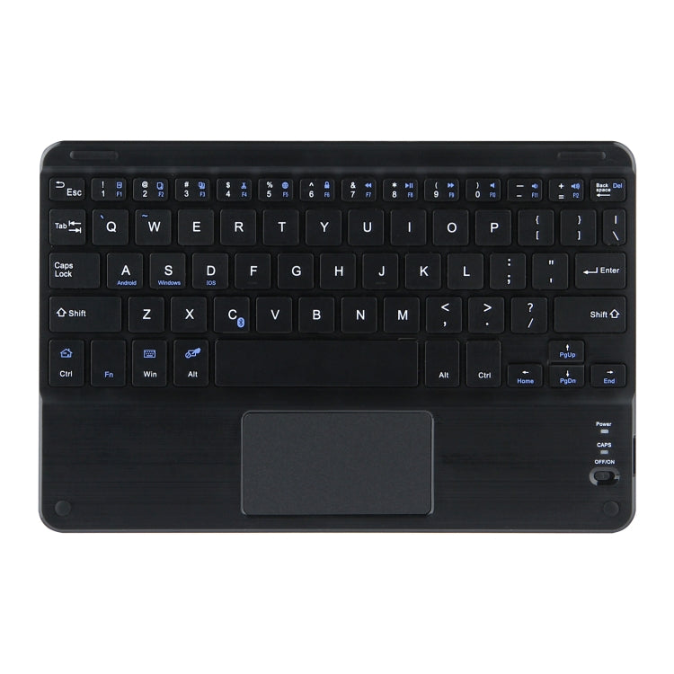 DY-E10 2 in 1 Removable Bluetooth Keyboard + Protective Leather Tablet Case with Touchpad & Holder for Lenovo Tab E10(Black) - free shipping - PMC TechLife - Order now!