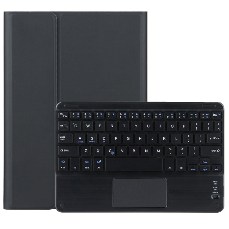 M10-C 2 in 1 Removable Bluetooth Keyboard + Leather Tablet Case with Touchpad & Holder for Lenovo Tab M10 TB-X505X (Black) - Lenovo Keyboard by PMC Jewellery | Online Shopping South Africa | PMC Jewellery