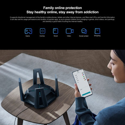 Original Xiaomi WiFi Router 10 Gigabit Tri-Band Wireless Mesh Network Game Acceleration Repeater, US Plug - Wireless Routers by Xiaomi | Online Shopping South Africa | PMC Jewellery | Buy Now Pay Later Mobicred