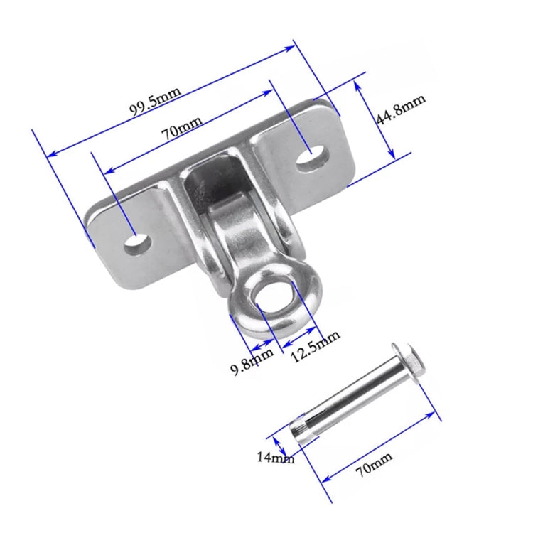 304 Stainless Steel Sandbag Buckle Ring Swing Fixed Holder, Expansion Bolt Version - Tents & Accessories by PMC Jewellery | Online Shopping South Africa | PMC Jewellery