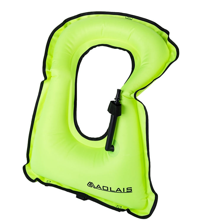 Adult Portable Snorkeling Buoyancy Inflatable Vest Life Jacket Swimming Equipment, Size:650*450mm (Green) - Water Safety Products by PMC Jewellery | Online Shopping South Africa | PMC Jewellery