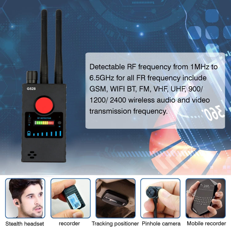 G528 Wireless Signal Detector - WiFi Signal Detector by PMC TechLife | Online Shopping South Africa | PMC TechLife