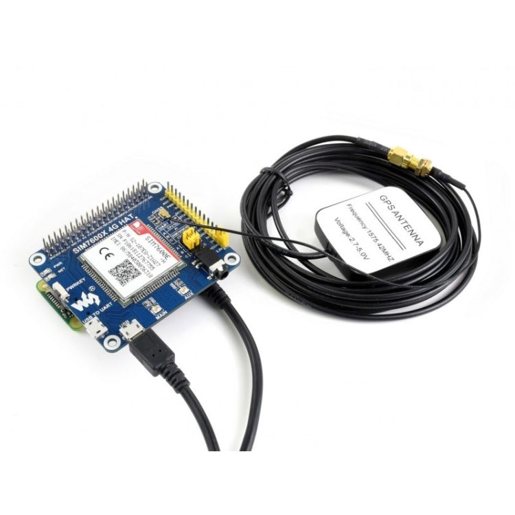 Waveshare 4G / 3G / 2G / GSM / GPRS / GNSS HAT for Raspberry Pi, LTE CAT4, for Southeast Asia, West Asia, Europe, Africa - Modules Expansions Accessories by Waveshare | Online Shopping South Africa | PMC Jewellery | Buy Now Pay Later Mobicred