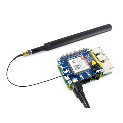 Waveshare 4G / 3G / 2G / GSM / GPRS / GNSS HAT for Raspberry Pi, LTE CAT4, for Southeast Asia, West Asia, Europe, Africa - Modules Expansions Accessories by Waveshare | Online Shopping South Africa | PMC Jewellery | Buy Now Pay Later Mobicred