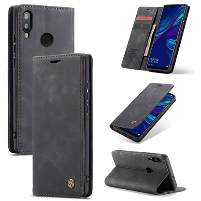 CaseMe Multifunctional Retro Frosted Horizontal Flip Leather Case for Huawei P Smart 2019 /  Honor 10 Lite, with Card Slots & Holder & Wallet(Black) - Honor Cases by CaseMe | Online Shopping South Africa | PMC Jewellery | Buy Now Pay Later Mobicred