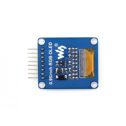 Waveshare 0.95 inch RGB OLED (A), SPI Interface, Curved Horizontal Pinheader - Modules Expansions Accessories by Waveshare | Online Shopping South Africa | PMC Jewellery | Buy Now Pay Later Mobicred